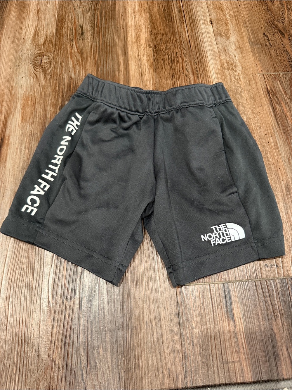 The North Face Black Kids' Athletic Shorts with Logo